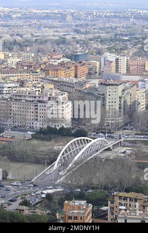 Rome (Italy) Ponte della MusicaArmando Trovajoli Stock Photo Alamy
