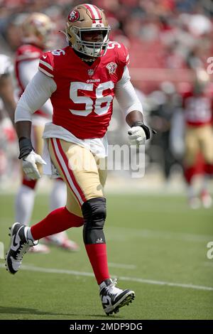 San Francisco 49ers linebacker Samson Ebukam (56) against the Los Angeles  Rams in an NFL football game, Sunday, Oct. 30, 2022, in Inglewood, Calif.  The 49ers won 31-14. (AP Photo/Jeff Lewis Stock Photo - Alamy