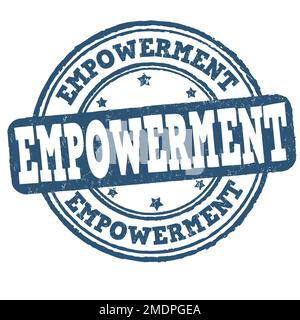 Empowerment grunge rubber stamp on white background, vector illustration Stock Vector