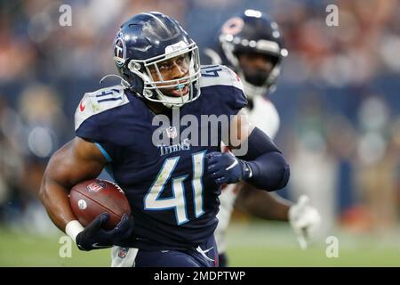 Chicago Bears fullback Khari Blasingame (35) walks off the field after an  NFL football game against the Houston Texans, Sunday, Sept. 25, 2022, in  Chicago. (AP Photo/Kamil Krzaczynski Stock Photo - Alamy