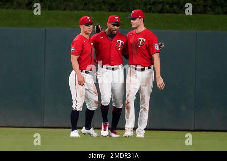 This is a 2023 photo of right fielder Max Kepler of the Twins baseball  team. This image reflects the Twins active roster as of Friday, Feb. 24,  2023, in Fort Myers, Fla.