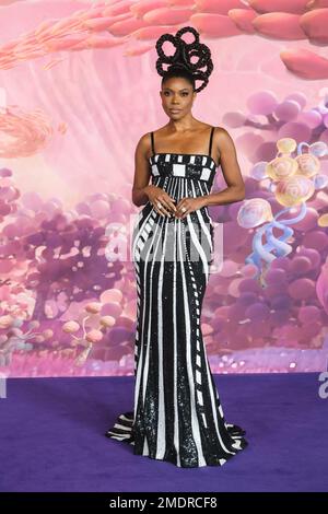 Gabrielle Union photographed during the held at Cineworld Leicester Square , London on Thursday 17 November 2022 . Picture by Julie Edwards. Stock Photo