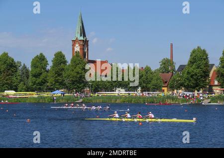 City view, Werder an der Havel, Brandenburg, Germany Stock Photo