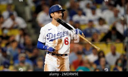 Trea Turner hits a grand slam in the eighth inning of the United States'  World Baseball Classic quarterfinal game against Venezuela at LoanDepot  Park in Miami, Florida, on March 18, 2023. (Kyodo)==Kyodo