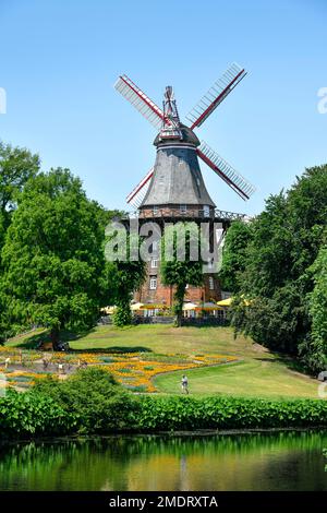 Herdentorswallmuehle, Am Wall, Bremen, Germany Stock Photo