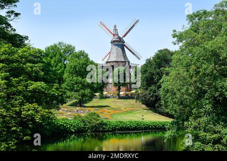 Herdentorswallmuehle, Am Wall, Bremen, Germany Stock Photo