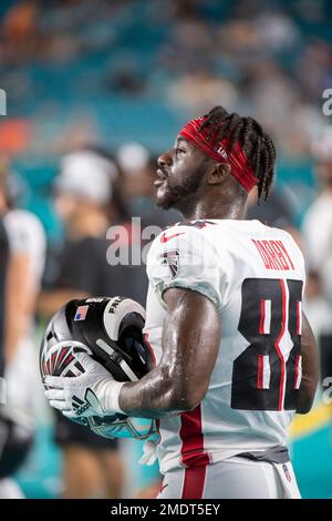 Atlanta Falcons wide receiver Frank Darby (88) works during the second half  of an NFL football game against the Tampa Bay Buccaneers, Sunday, Jan. 8,  2023, in Atlanta. The Atlanta Falcons won