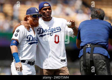 Dodgers Video: Russell Westbrook Throws Out First Pitch For Lakers