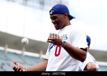 Dodgers Video: Russell Westbrook Throws Out First Pitch For Lakers