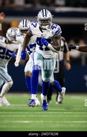 Dallas Cowboys tight end Nick Eubanks (47) runs with the ball during an NFL  football practice in Frisco, Thursday, June 3, 2021. (AP Photo/Michael  Ainsworth Stock Photo - Alamy