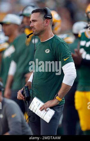 Green Bay Packers head coach Matt LaFleur during the NFL International  match at Tottenham Hotspur Stadium, London. Picture date: Sunday October 9,  2022 Stock Photo - Alamy