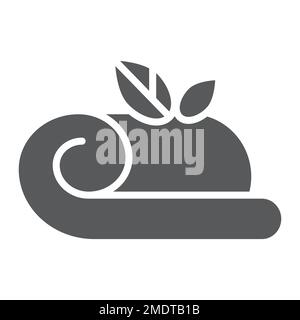 Towel glyph icon, hotel and bath, spa towel sign, vector graphics, a solid pattern on a white background, eps 10. Stock Vector