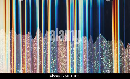 distorted display system breakdown signal error Stock Photo