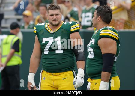 DETROIT, MI - NOVEMBER 06: Green Bay Packers C Josh Myers (71