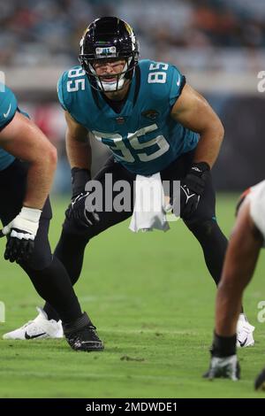 Baltimore Ravens vs. Jacksonville Jaguars. NFL Game. American Football  League match. Silhouette of professional player celebrate touch down.  Screen in Stock Photo - Alamy