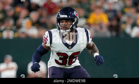 Houston Texans safety Jonathan Owens before an NFL football game against  the Washington Commanders, Sunday, Nov. 20, 2022, in Houston. (AP  Photo/Eric Christian Smith Stock Photo - Alamy