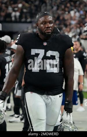 Los Angeles Rams offensive tackle Alaric Jackson (68) during a NFL  preseason game against the Las Vegas Raiders, Saturday, August 21, 2021, in  Inglewood, CA. The Raiders defeated the Rams 17-16. (jon