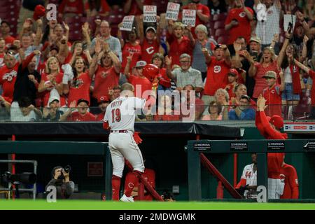 Joey Votto *Game-Used* Jersey -- Worn By Joey Votto For 1,000th