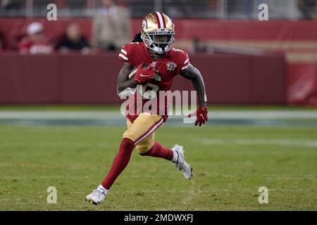 Los Angeles Rams' Nsimba Webster runs against the San Francisco 49erduring  an NFL football game in Santa Clara, Calif., Sunday, Oct. 18, 2020. (AP  Photo/Tony Avelar Stock Photo - Alamy