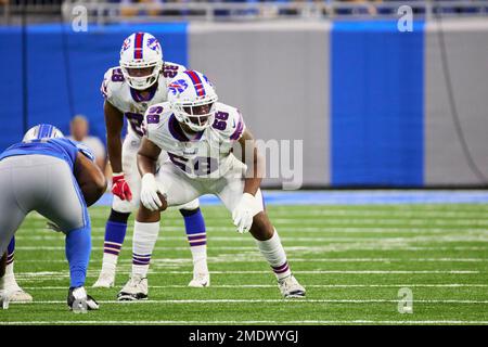 Buffalo Bills offensive tackle Bobby Hart (68) lines up on offense