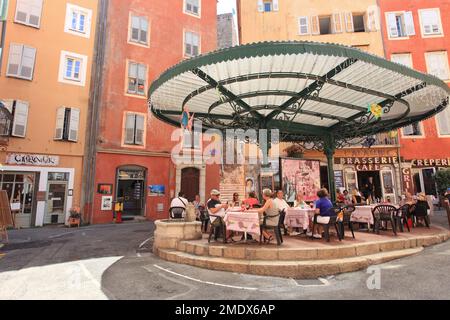 Grasse, Place de la Poissonnerie, Alpes Maritimes, Cote d'Azur, French Riviera Stock Photo