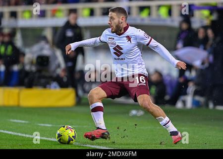 Artemio Franchi stadium, Florence, Italy, January 21, 2023, ACF Fiorentina  team line-up during ACF Fiorentina vs Torino FC - italian soccer Serie A  Stock Photo - Alamy