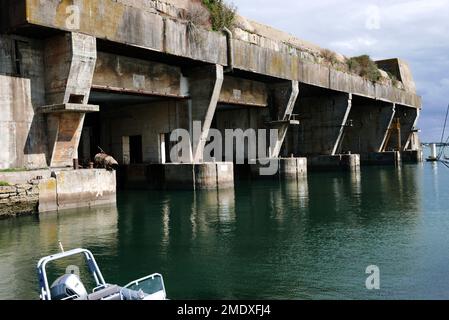 Lorient, Submarin base, Bunker K3, Morbihan, Bretagne, Brittany, France