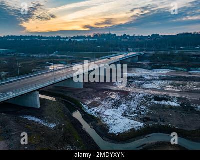 Random Drone Shots aerial Images From Stoke-On-Trent Stock Photo