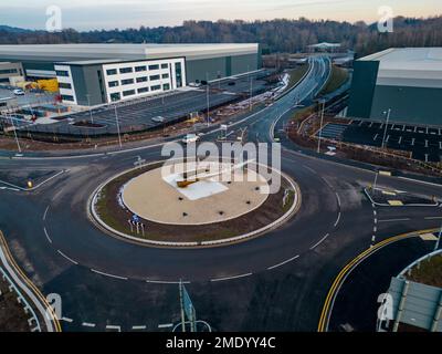 Random Drone Shots aerial Images From Stoke-On-Trent Stock Photo