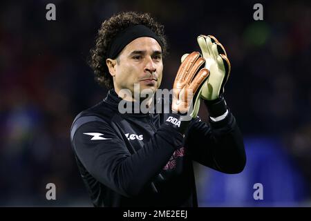 Guillermo Ochoa of US Salernitana prior to the Serie A football match between US Salernitana and SSC Napoli at Arechi stadium in Salerno (Italy), Janu Stock Photo