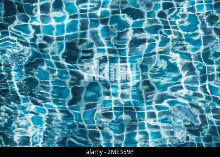 Water in the pool background Stock Photo