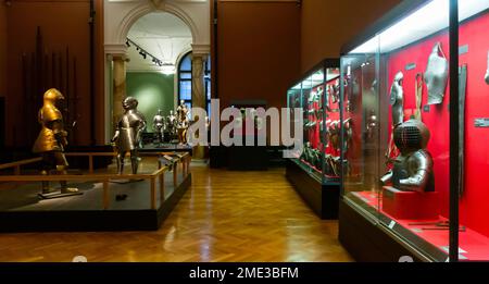 Collection of imperial armor of Habsburg dynasty in Weltmuseum Wien ...