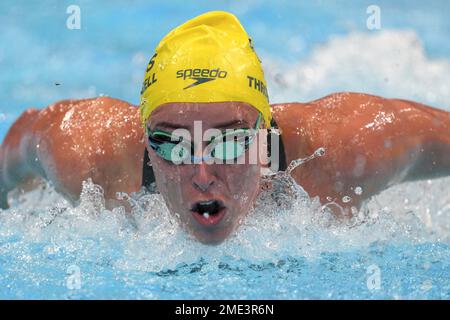 Brianna Throssell Swims During A Women’s 200m Butterfly Heat During Day ...