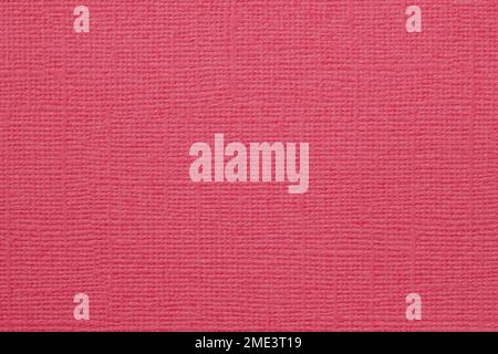 Red magenta paper for artwork, canvas texture. Modern background, copy space Stock Photo