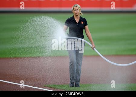 Orioles Head Groundskeeper Nicole Sherry is in a League of Her Own