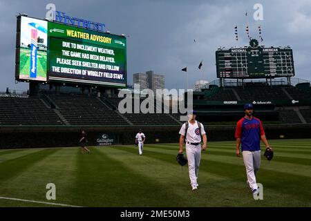 Chicago Cubs on X: Due to weather in the area, we are in a delay