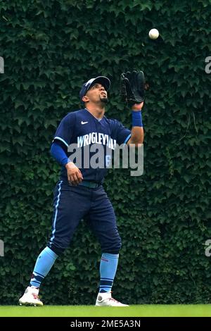 Photo: Chicago Cubs Rafael Ortega Cannot Make Catch On Home Run Ball -  SLP2022062613 