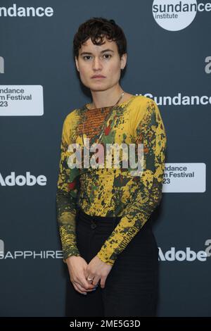 Park City, UT, USA. 23rd Jan, 2023. Lio Mehiel at arrivals for MUTT Premiere at Sundance Film Festival 2023, Eccles Theater, Park City, UT January 23, 2023. Credit: JA/Everett Collection/Alamy Live News Stock Photo