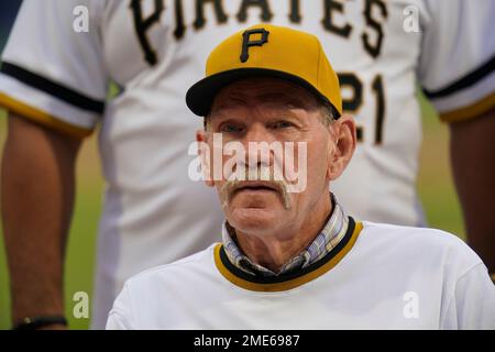 Pitcher Bob Johnson, a member of the 1971 World Champion