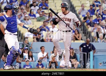 Los Angeles Dodgers catcher Will Smith (16) in the first inning during a  baseball game against the Arizona Diamondbacks, Saturday, June 19, 2021, in  Phoenix. (AP Photo/Rick Scuteri Stock Photo - Alamy