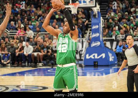 Orlando, Florida, USA, January 23, 2023, Boston Celtics forward Grant Williams #12 attempt to make a three at the Amway Center.  (Photo Credit:  Marty Jean-Louis) Credit: Marty Jean-Louis/Alamy Live News Stock Photo
