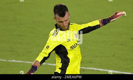 Toronto FC goalkeeper Quentin Westberg (16) during the MLS Cup Championship  game between the Seattle Sounders and Toronto FC at CenturyLink Field on  Sunday November 10, 2019 in Seattle, WA. Jacob Kupferman/CSM