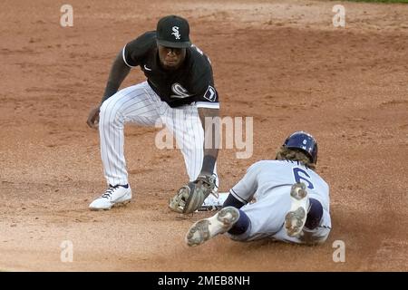 This is a 2021 photo of Kevin Kiermaier of the Tampa Bay Rays baseball  team. This image reflects the Tampa Bay Rays active roster as of Monday,  Feb. 22, 2021 when this image was taken. (Mary DeCicco/MLB Photos via AP  Stock Photo - Alamy