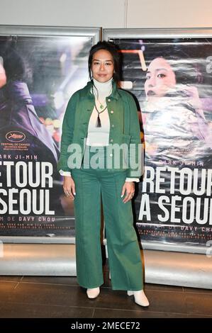 Leanna Chea, actress during the premiere of Davy Chou's Return to Seoul movie at the MK2 Bibliotheque on January 23, 2023 in Paris, France. Photo by Tomas Stevens/ABACAPRESS.COM Stock Photo