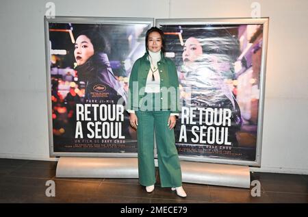 Leanna Chea, actress during the premiere of Davy Chou's Return to Seoul movie at the MK2 Bibliotheque on January 23, 2023 in Paris, France. Photo by Tomas Stevens/ABACAPRESS.COM Stock Photo