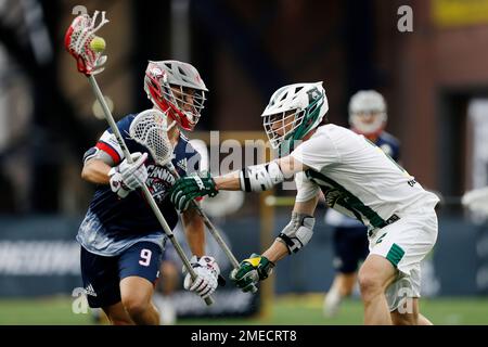 Cannons' Reece Eddy (9) during a Premier Lacrosse League game against the  Redwoods, Friday, June 4, 2021 in Foxborough, Mass. (AP Photo/Vera  Nieuwenhuis Stock Photo - Alamy