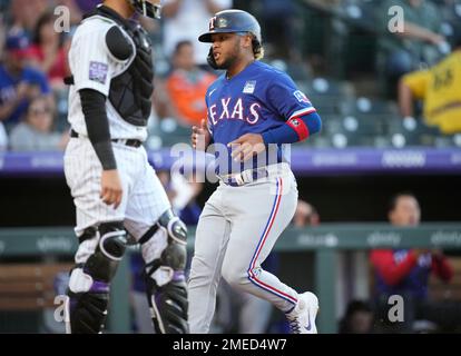 Texas Rangers' Jose Trevino bats against the Houston Astros during the  eighth inning of a baseball game Tuesday, Sept. 17, 2019, in Houston. (AP  Photo/David J. Phillip Stock Photo - Alamy