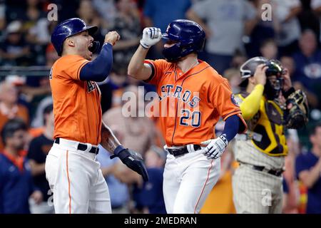 San Diego Padres catcher Webster Rivas returns to home plate in the third  inning of a baseball game against the San Francisco Giants in San  Francisco, Sunday, Oct. 3, 2021. The Giants