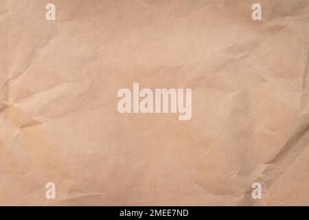 Recycle brown paper crumpled texture and background Stock Photo