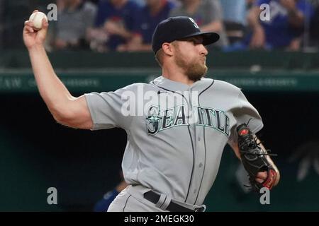 August 10, 2018:Houston Astros relief pitcher Will Harris (36) enters the  field prior to a Major League Baseball game between the Houston Astros and  the Seattle Mariners on 1970s night at Minute